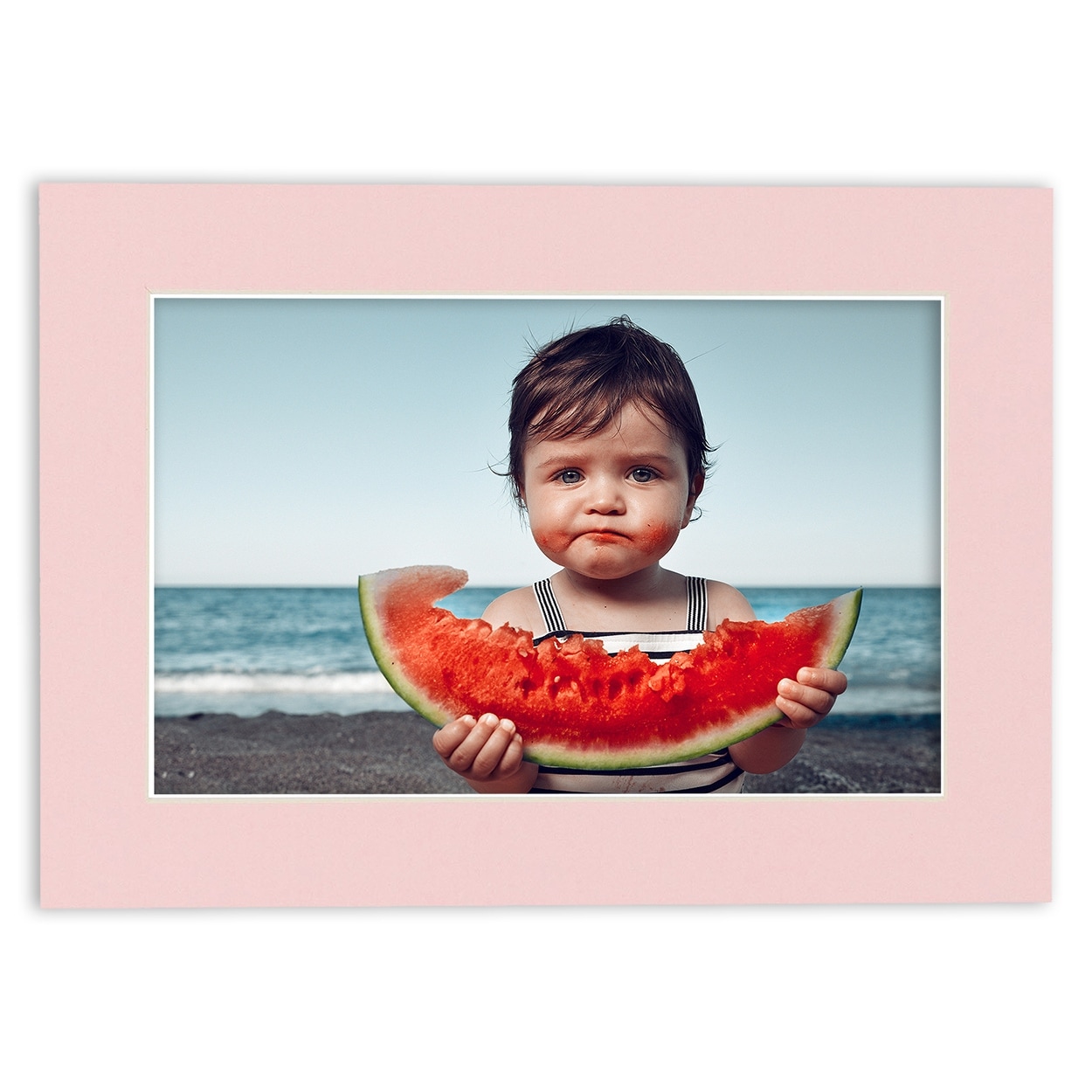5x7 Mat for 8x10 Frame - Precut Mat Board Acid-Free Bright Green 5x7 Photo Matte Made to Fit A 8x10 Picture Frame