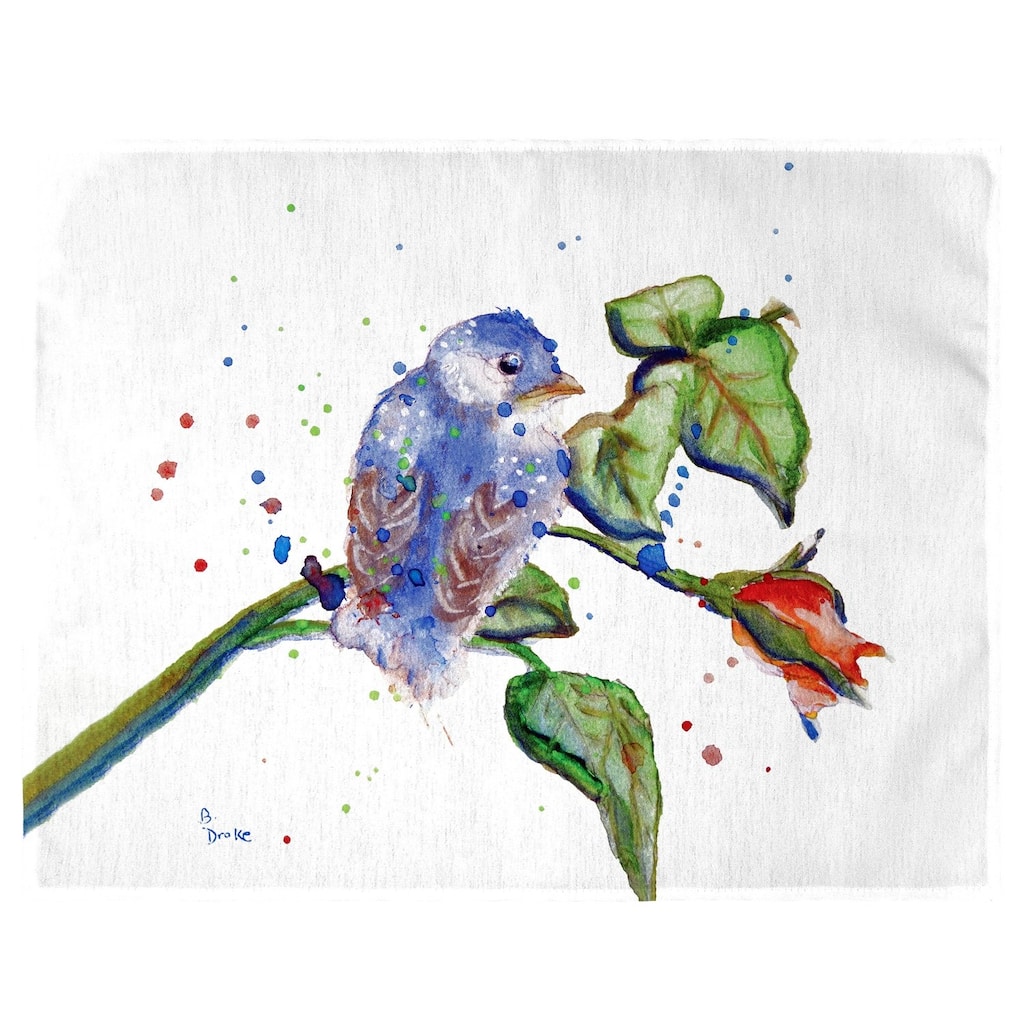 Betsy's Blue Bird Place Mat Set of 4