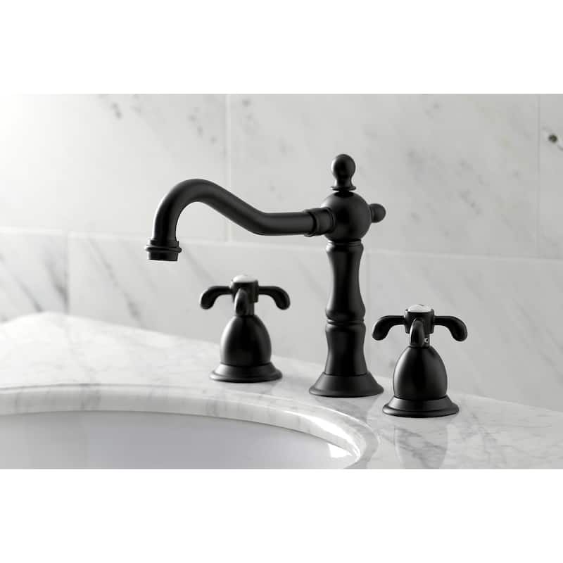 Kingston Brass French Country 8 in. Widespread Bathroom Faucet