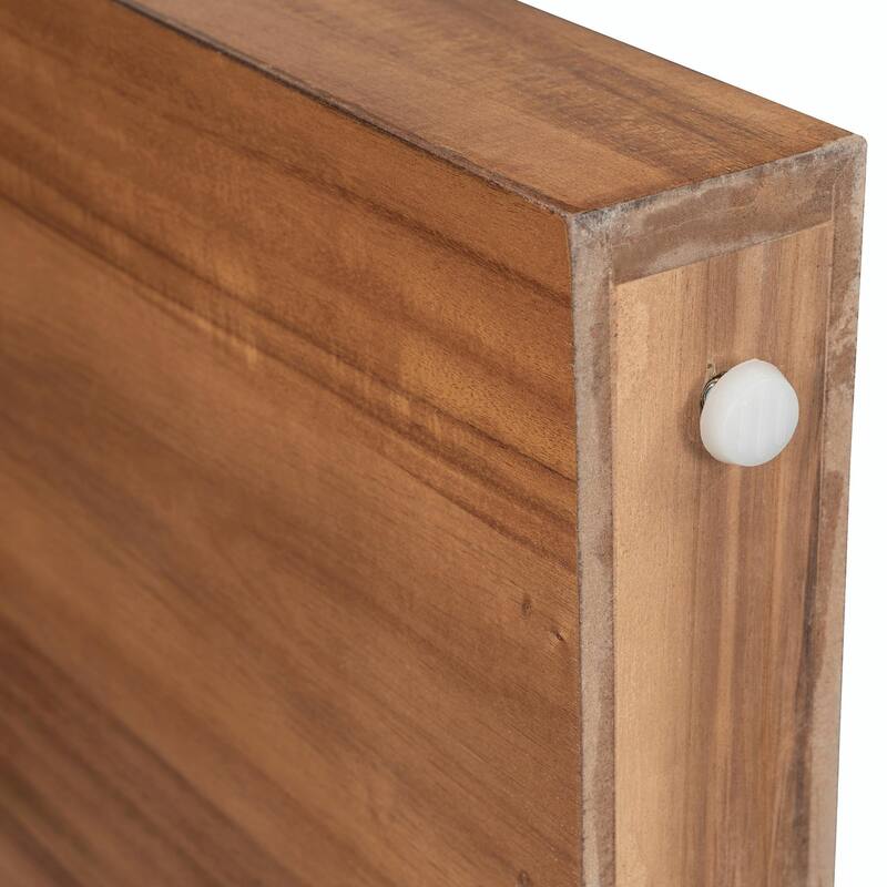 Console Table with Fluted Drawer & Thick Legs