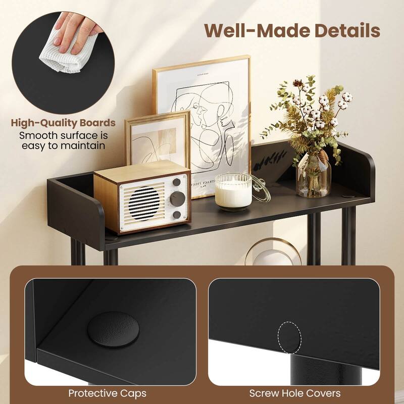 Costway 1/2 PCS 4-Tier Bookshelf with Anti-Tipping Kit Industrial - See Details