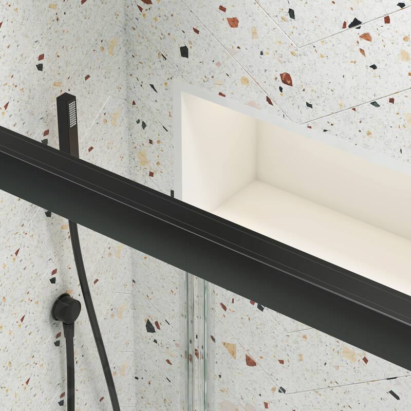 Shower door, sliding door, with 1/4" tempered glass