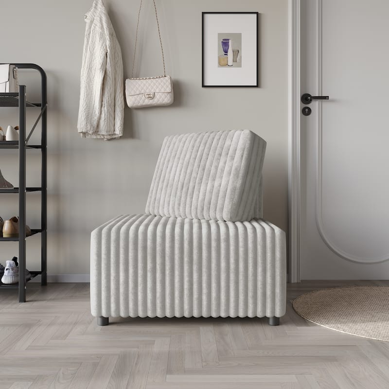 CraftPorch Luxurious Velvet Upholstered Corner seat