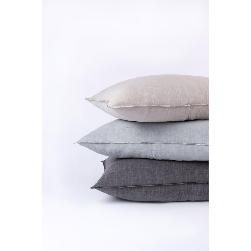Harlow, Cotton, Charcoal, Euro Sham