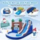 preview thumbnail 8 of 10, Costway 6-in-1 Winter Theme Snowman Inflatable Castle Kids Bounce - Multi-colored - See Details