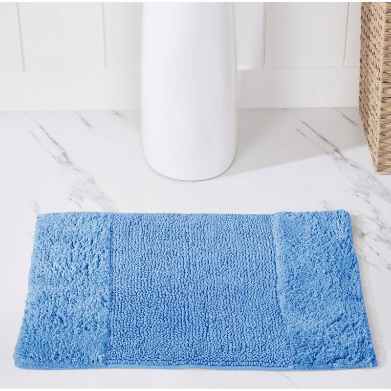 Better Trends Bath Rug 100% Cotton Water Absorbent Tufted Bathroom Rugs for Shower, Sink Mats Machine Wash Granada Collection