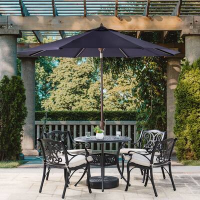 Elm Plus Outdoor 9ft Aluminum Self Tilt Market Patio Umbrella