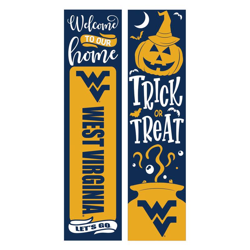 47" Double Sided Seasonal Porch Leaner, West Virginia University - 47" x 11.25"