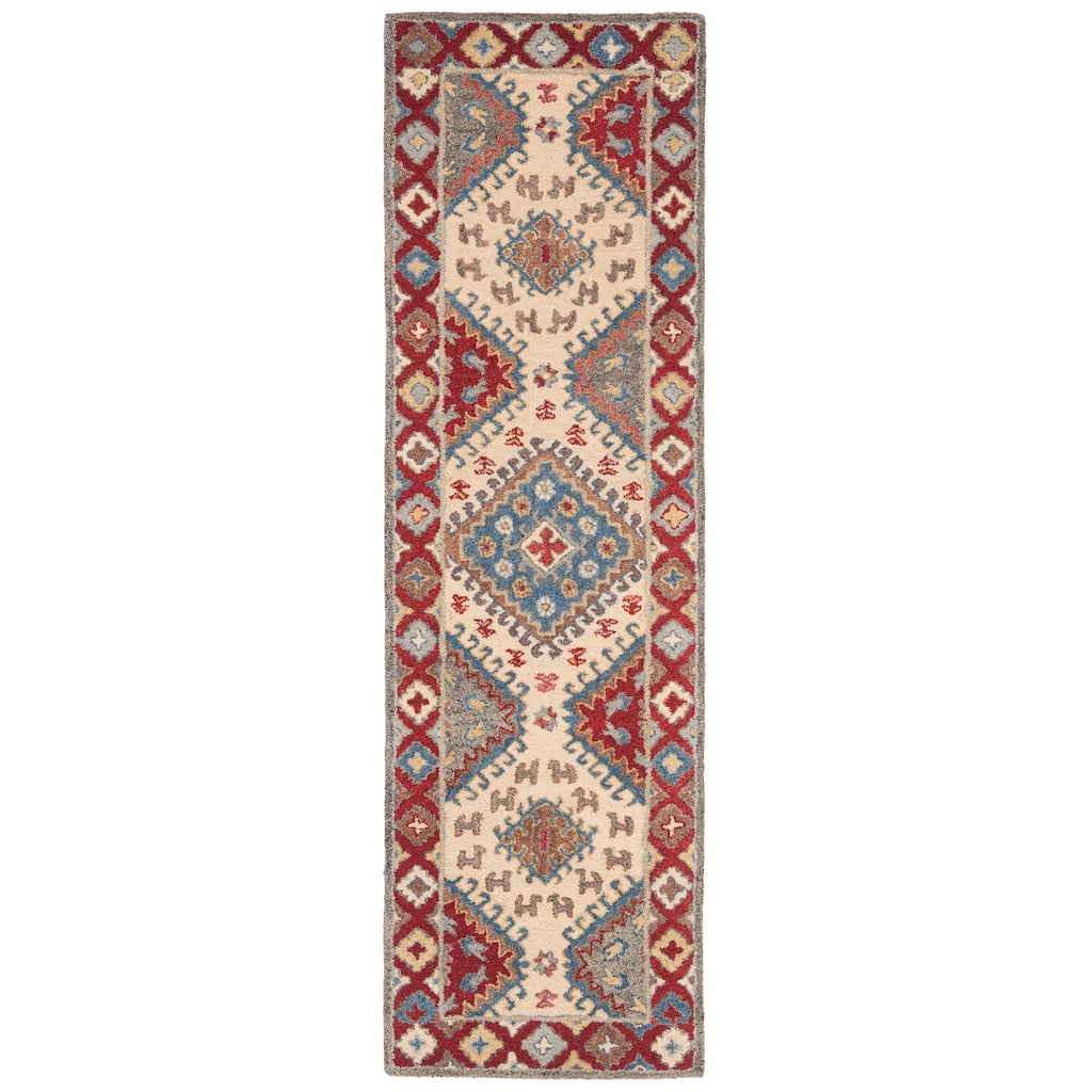 SAFAVIEH Handmade Antiquity Geirlaug Traditional Oriental Wool Rug