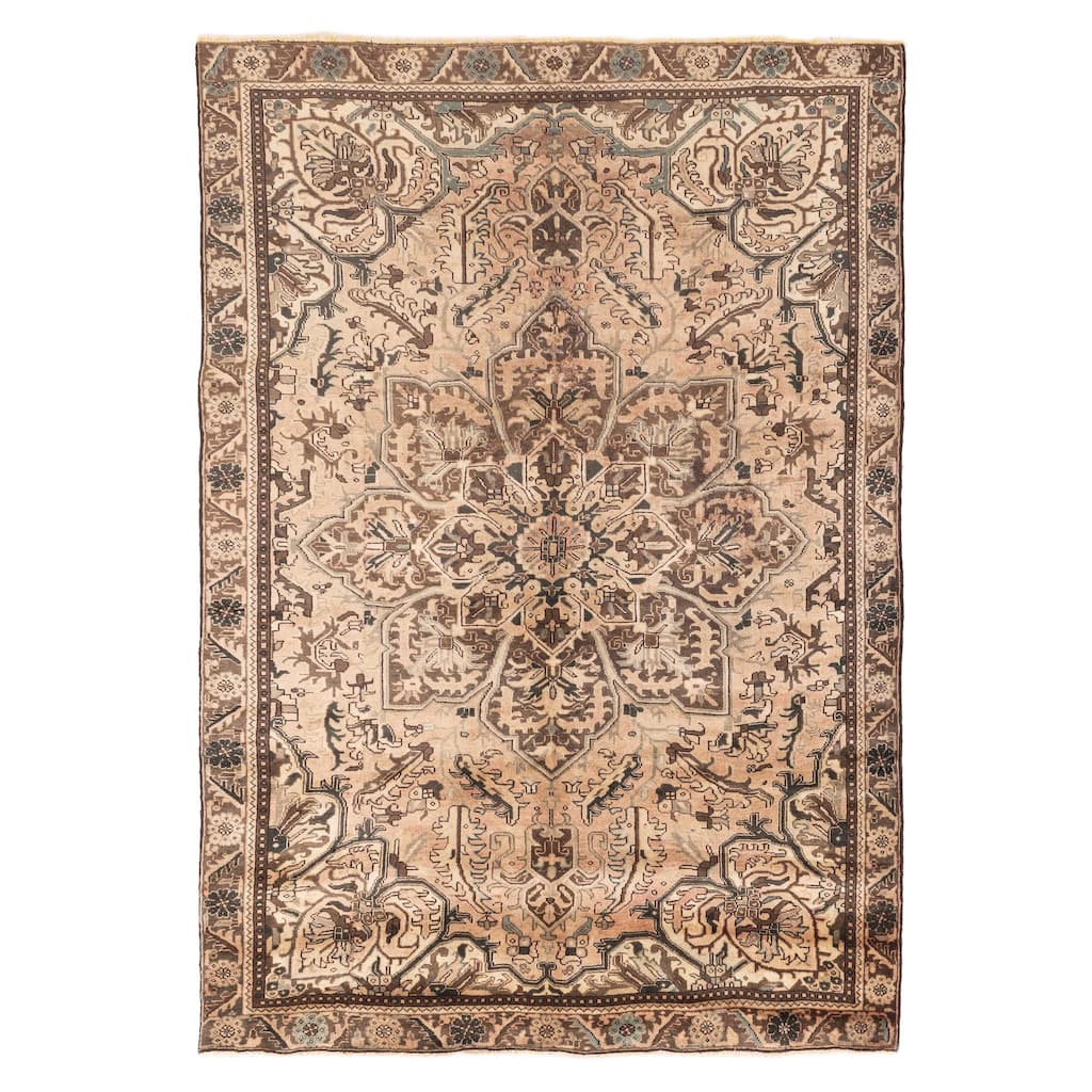 ECARPETGALLERY Hand-knotted Sarabi Tan Wool Rug - 7'9 x 10'10