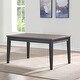 preview thumbnail 1 of 4, Ralston Two-Tone Ebony and Driftwood Dining Table by Greyson Living