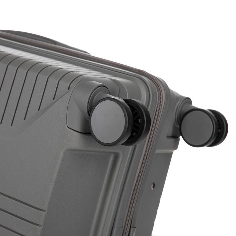 Travel PP Material 3 Piece Luggage Sets with Spinner Wheels and Combination Lock, Luggage for Family Travel Carry on 20/24/28