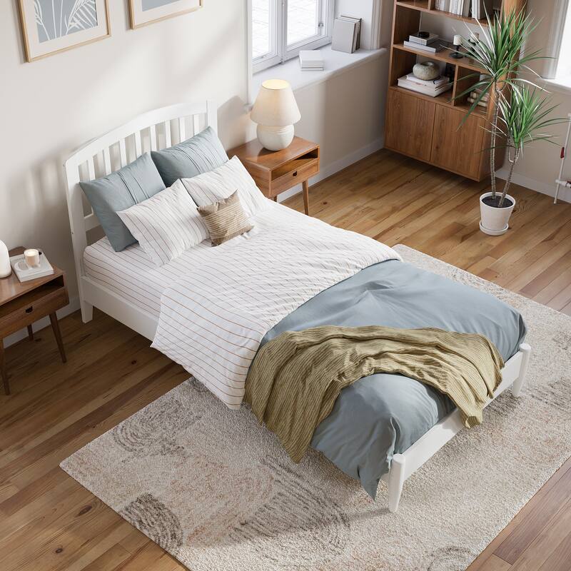 Quincy Solid Wood Low Profile Platform Bed