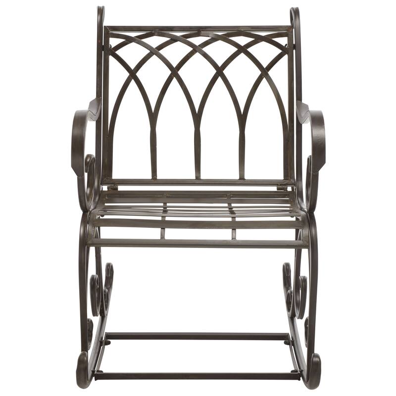 SAFAVIEH Outdoor Amara Rocking Chair - 33"Wx37"Dx23"H