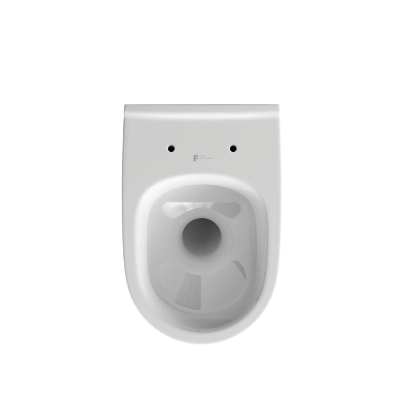 Fine Fixtures Supreme Wall hung toilet bowl 20" - White