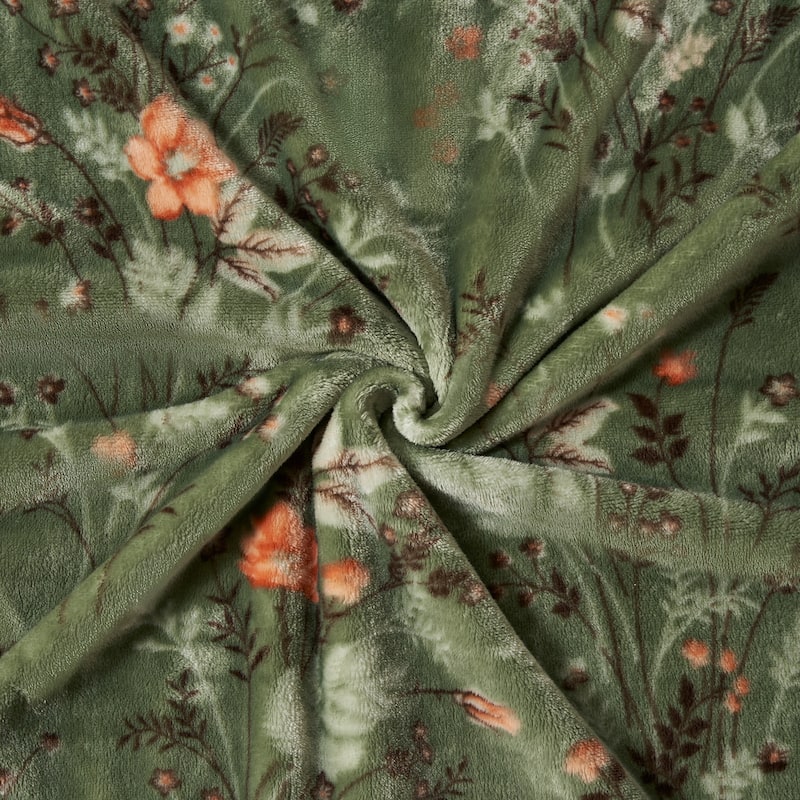 Lucky Brand Wild Flower Blankets Plush