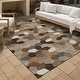 preview thumbnail 60 of 145, Machine Washable Indoor/ Outdoor Modern Loyd Chantille Rug Brown - 10' x 14'