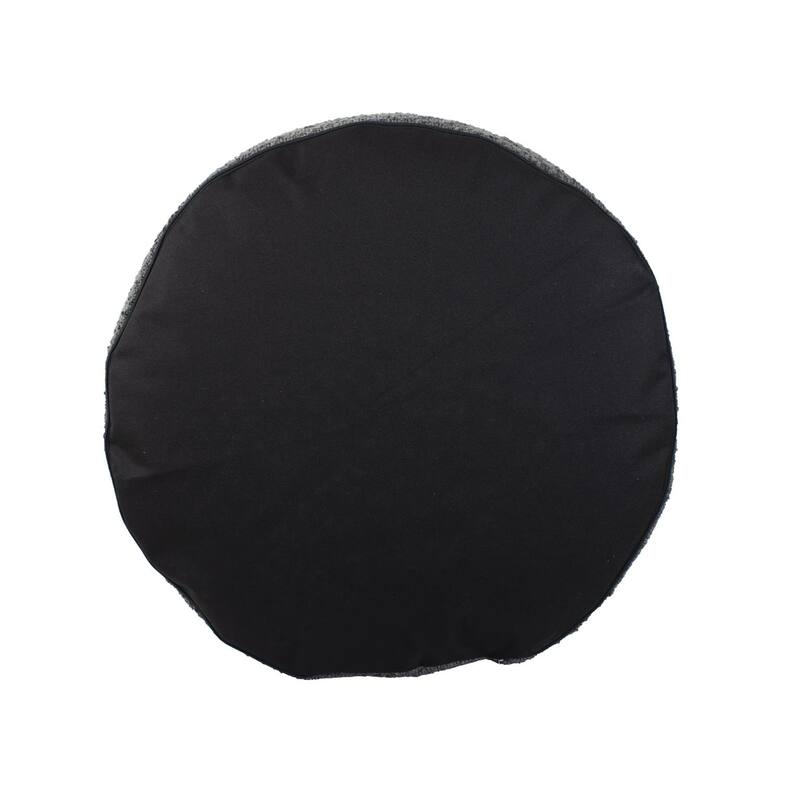 Allan Andrews Tall Pouf Barbet Charcoal