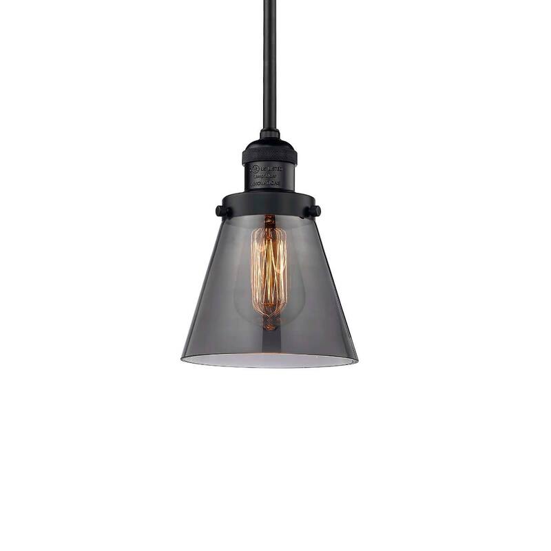 Innovations Lighting Small Cone Single Light 6" Wide Mini Pendant with