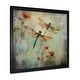preview thumbnail 2 of 4, Designart "Vintage Painting Of Dragonfly Flying" Animals Dragonfly Framed Canvas Prints