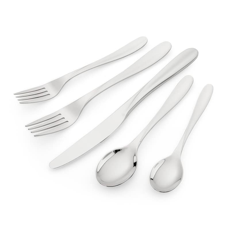 Kit Kemp for Spode Twist 20 Piece Cutlery Set Silver