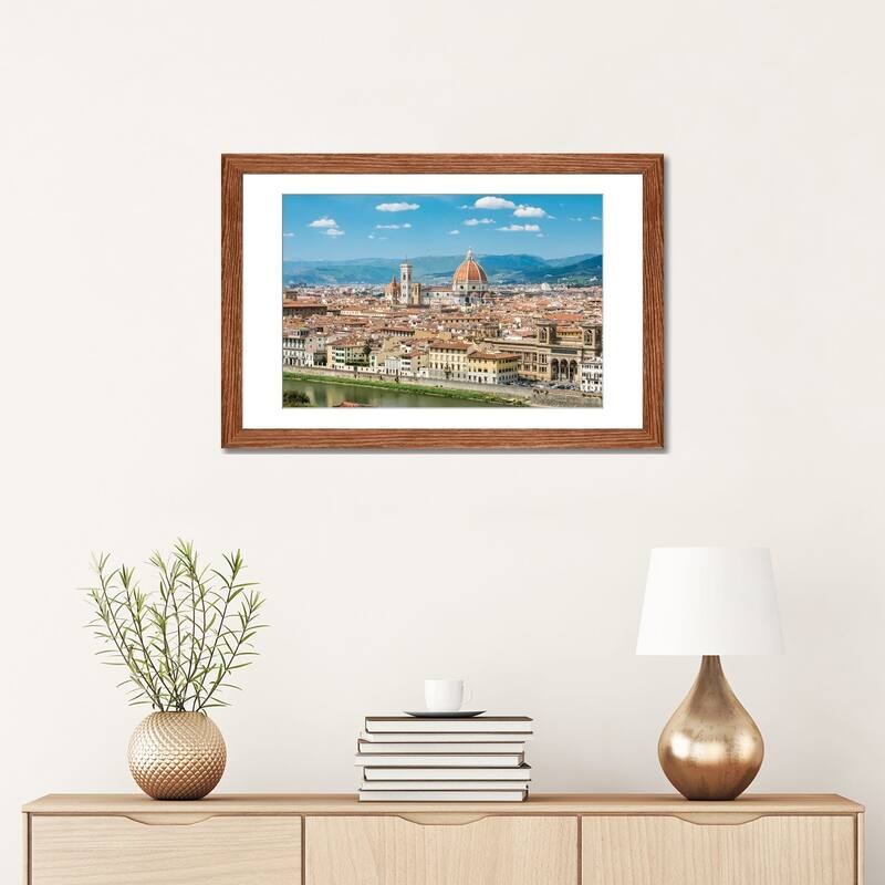 iCanvas "Florence Skyline With Florence Cathedral In Summer, Tuscany, Italy" by Jan Becke PFA