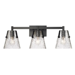 Analia by Z-Lite 3 Light Vanity in Matte Black