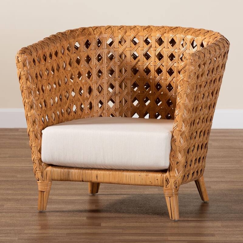 Daiwa Bohemian Light Honey Ratan Accent Chair