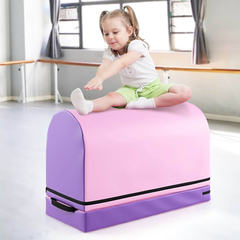 Costway Mailbox Tumbling Mat Gymnastics Vaulting Box with Detachable - See Details
