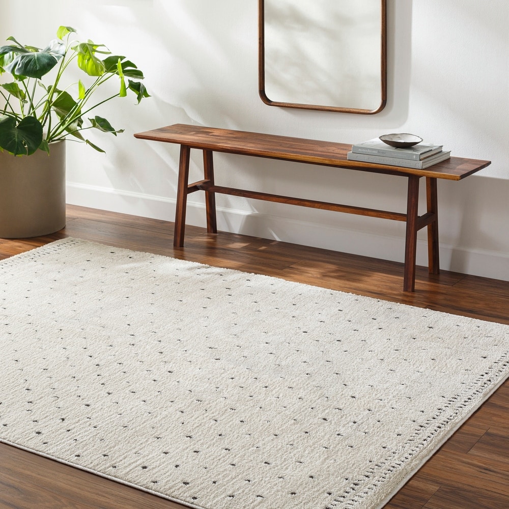 Livabliss Freud Moroccan Dots Area Rug