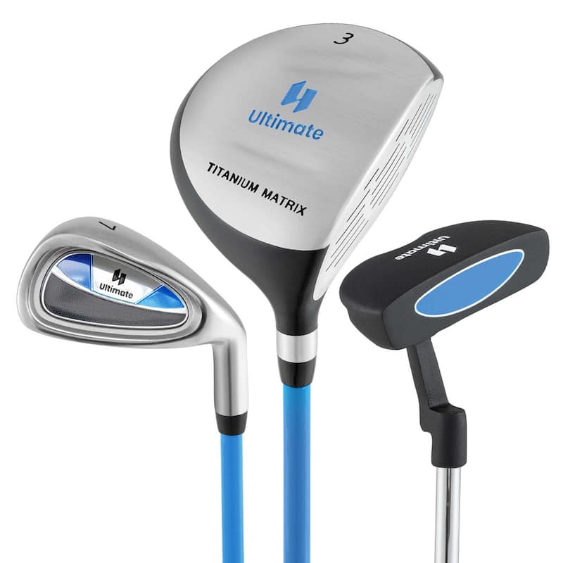 Ultimate Junior Golf Club Set for Children Includes 165CC #3 Fairway - See Details - Blue