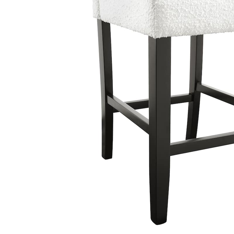 Strick & Bolton Lange Modern Upholstered Counter Height Chair (Set of 2)