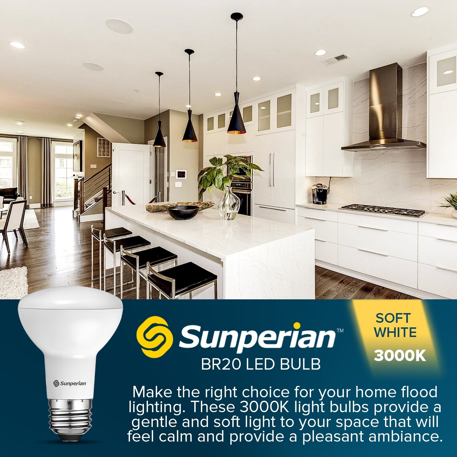 Kitchen flood light hotsell fixtures