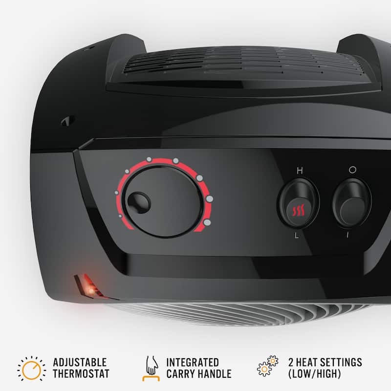 Vornado VH10 Space Heater for Indoor Use, Adjustable Thermostat