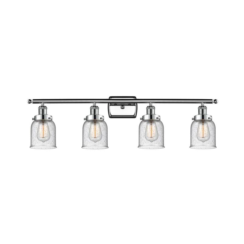 Innovations Lighting Ballston Urban Bell - 4 Light 36" Bath Vanity Light - Polished Chrome/Seedy