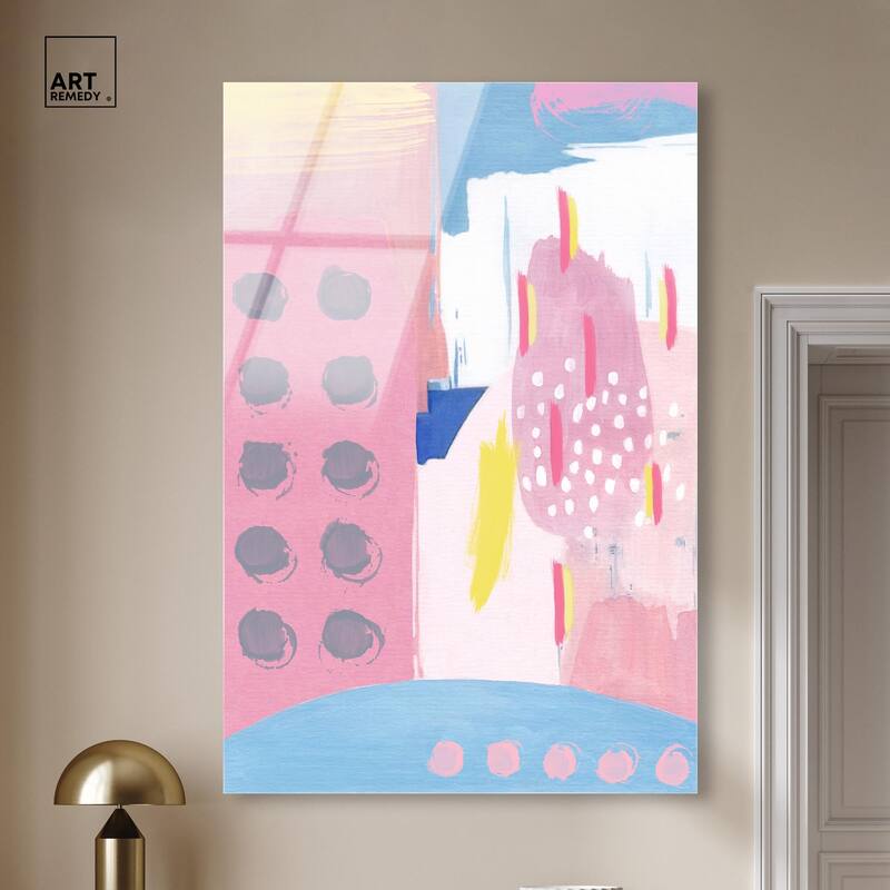 Doll Memories - Pretty blue Acrylic by Art Remedy, Ready to Hang