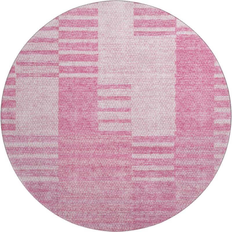 Premium Washable Super Soft Stripe Geo Mayfield Rug