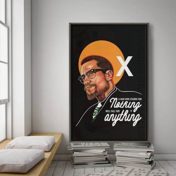 malcolm x poster framed