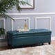 preview thumbnail 3 of 43, Hastings Tufted Faux Leather Storage Ottoman by Christopher Knight Home