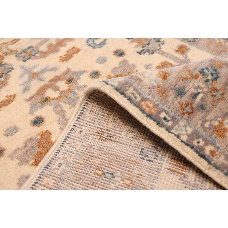 ECARPETGALLERY Hand-knotted Jules Serapi Cream Wool Rug - 3'1 x 5'1