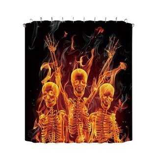 Shop Waterproof Multiple Pattern With 12 Hooks Bathroom Halloween Decorations On Sale Overstock 25414519
