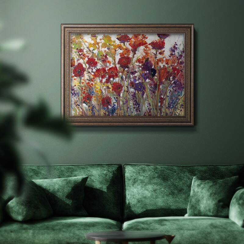Variety of Flowers I Premium Framed Canvas- Ready to Hang