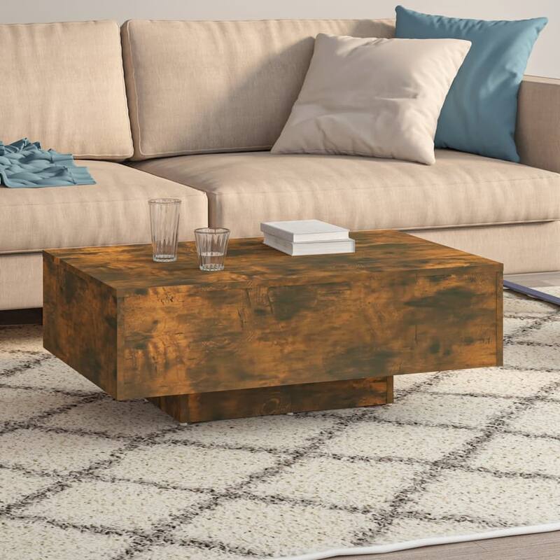 vidaXL Coffee Table Engineered Wood 33.5 x 21.7 x 12.2 in
