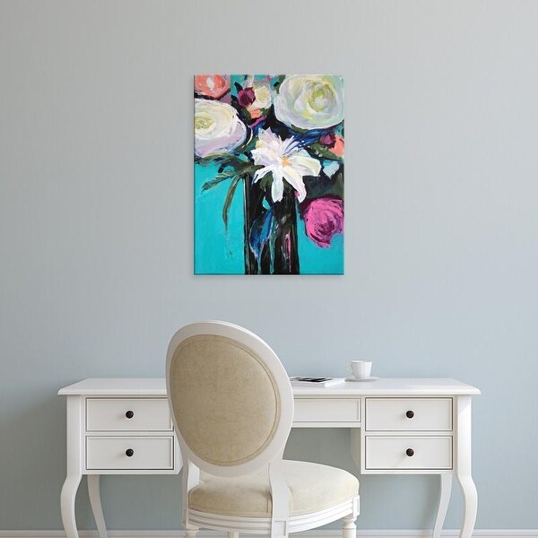 Easy Art Prints Jacqueline Brewer's 'White Lily' Premium Canvas Art