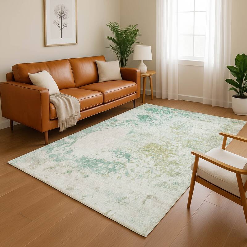 Premium Washable Super Soft Modern Casual Mayfield Rug - Putty - 3' x 5'