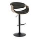 preview thumbnail 65 of 70, Carson Carrington Kanteborg Adjustable Bar Stool with Rounded T Footrest (Set of 2)