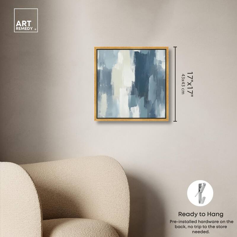 Blue Union Canvas by Art Remedy