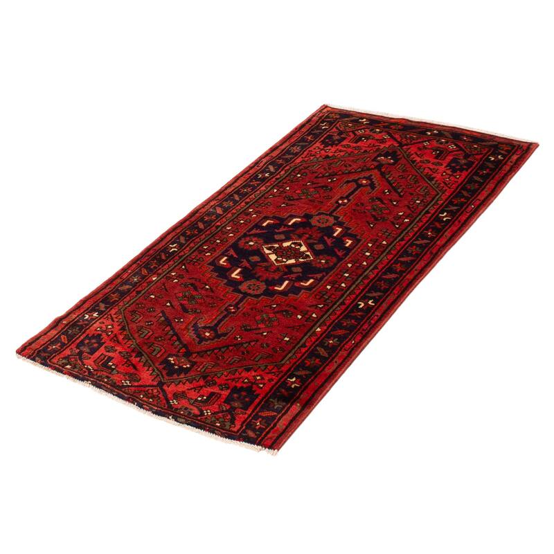 ECARPETGALLERY Hand-knotted Andelz Red Wool Rug - 3'1 x 5'9