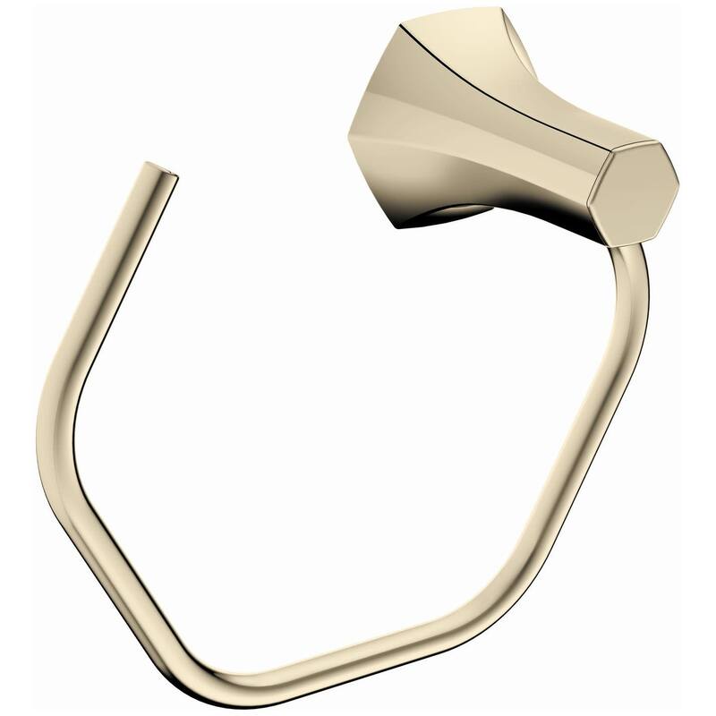 Hansgrohe Locarno 7-3/4" Wall Mounted Towel Ring - Polished Nickel