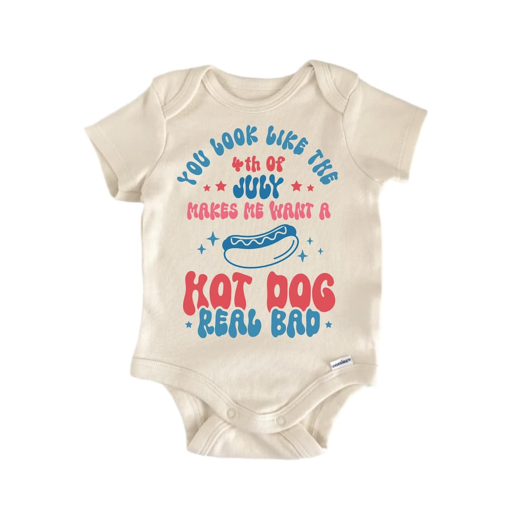 You Look Like The 4th of July - Baby Boy Girl Clothes Bodysuit Funny Cute Newborn